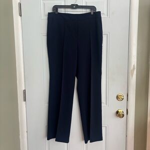 Talbots Classic Navy Trouser Pants, Size 12